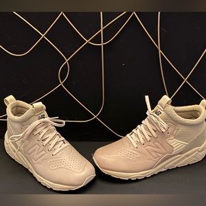 Tan New balance high top sneaker